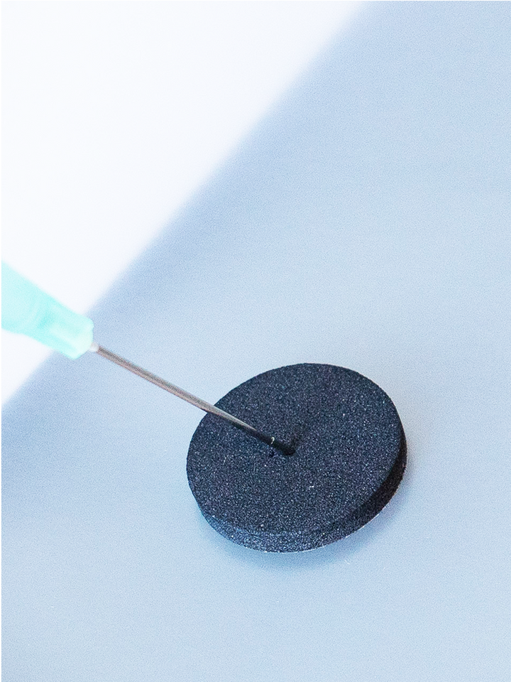 Självhäftande injektionsportar Självhäftande Injektionsportar Svamphuset