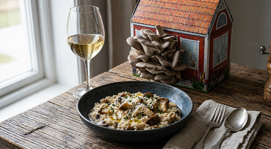 Vårt bästa recept på krämig svamprisotto – med egenodlad svamp