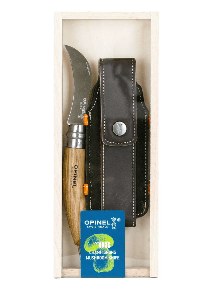 Opinel No 8 Svampkniv – Presentbox med hölster Svampkniv Svamphuset
